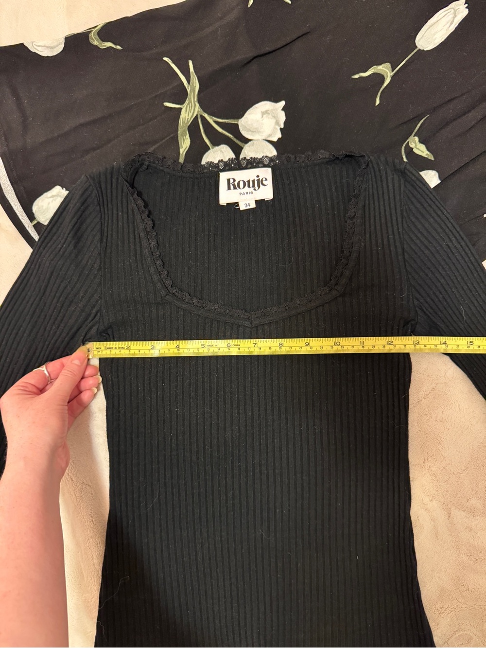 Rouje Guia Top, Black, Fr 34/US 0/2/XS/S